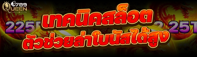 เทคนิคสล็อต ตัวช่วยล่าโบนัสได้สูง